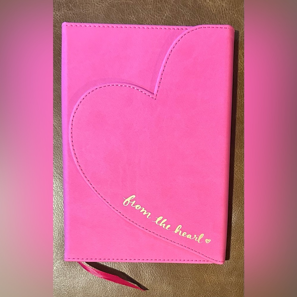Pink “From the Heart” Notebook